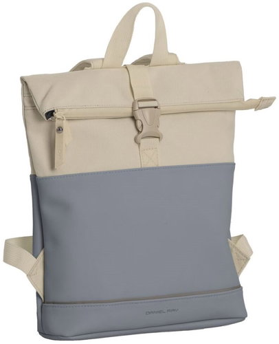Daneil Ray Allentown Roll-Top Backpack, Beige/Blue - Backpack - Main image