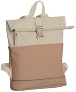Daneil Ray Allentown roll top batoh, béžovo-růžový - Backpack