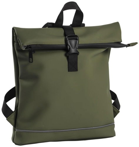 Daniel Ray Jefferson Roll-Top Backpack, Olive Green - Backpack - Main image