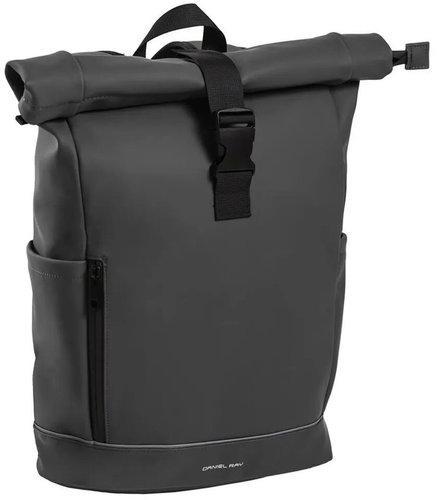 Daniel Ray Highlands Roll-Top Laptop Backpack, Anthracite - Backpack - Main image