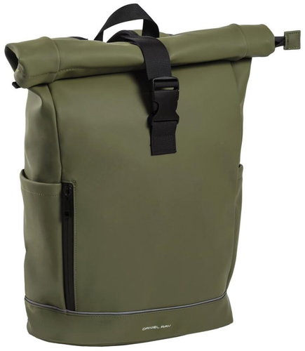 Daniel Ray Highlands Roll-Top Laptop Backpack, Olive Green - Backpack - Main image