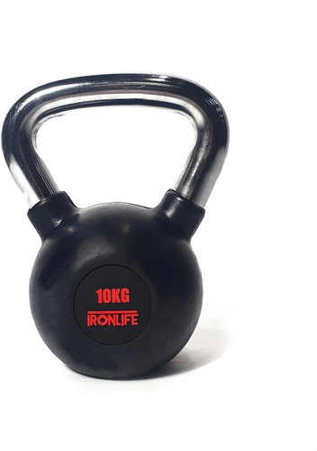 IRONLIFE Rubberized kettlebell 10 kg - Kettlebell - Main image