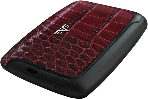 Tru Virtu Card Case Pearl – Croco Bordeaux Leather - Wallet - Main image