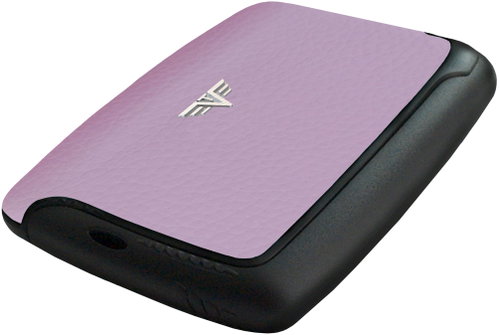 Tru Virtu Card Case Pearl – Lilac Pebble Leather - Wallet - Main image