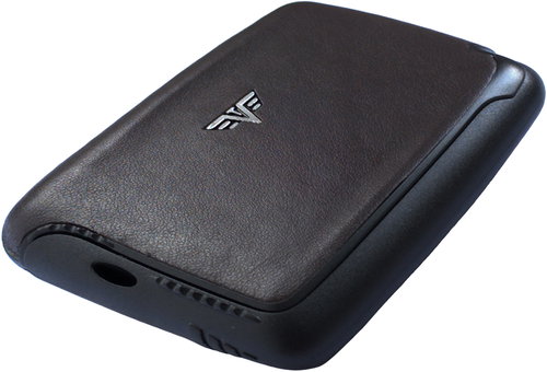 Tru Virtu Card Case Pearl – Nappa Brown Leather - Wallet - Main image