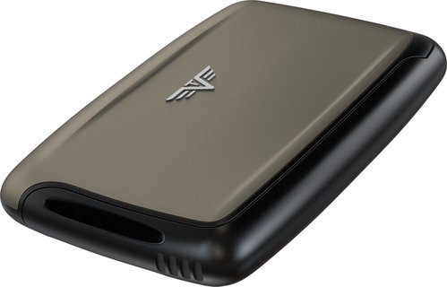 Tru Virtu Card Case Pearl – Silk Grey - Wallet - Main image