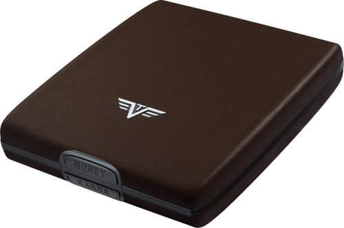Tru Virtu Money & Cards Beluga – Nappa Brown Leather - Wallet - Main image