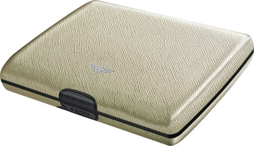 Tru Virtu Papers and Cards Ray – Saffiano Leather, White Gold - Wallet - Main image