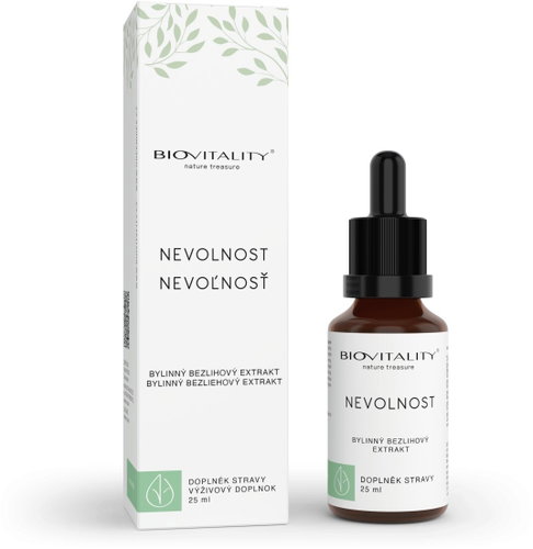 GREEN IDEA Biovitality Nausea liquorless tincture 25 ml - Dietary Supplement - Main image