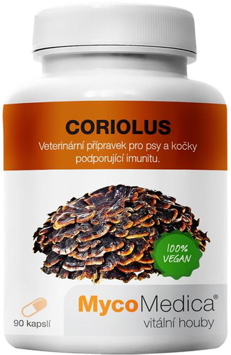 Mycomedica Coriolus 90 capsules - Dietary Supplement - Main image