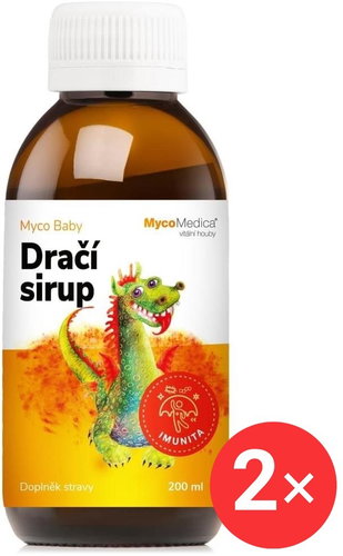MycoMedica MycoBaby - dragon syrup 2x 200 ml - Syrup for Children - Main image
