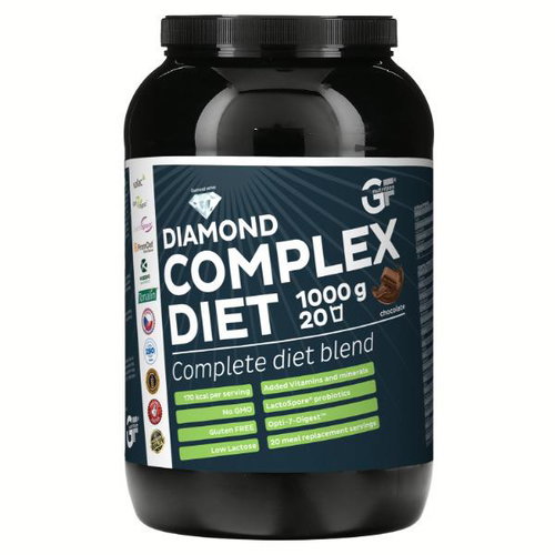 GF Nutrition Diamond Complex DIET 1000 g - strawberry - Non-Perishable Nutritious Complete Food - Main image