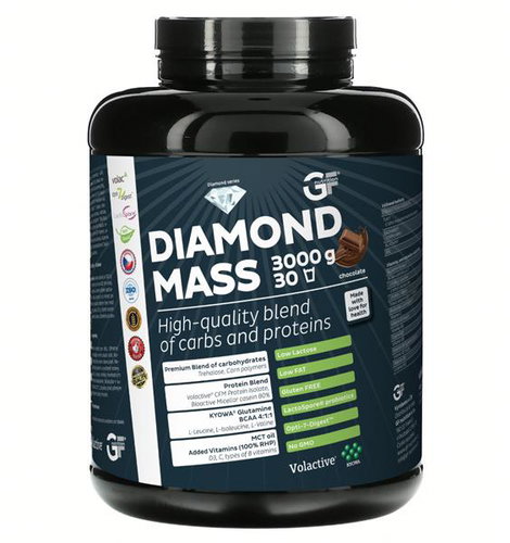 GF Nutrition Diamond MASS 3 kg - chocolate - Gainer - Main image