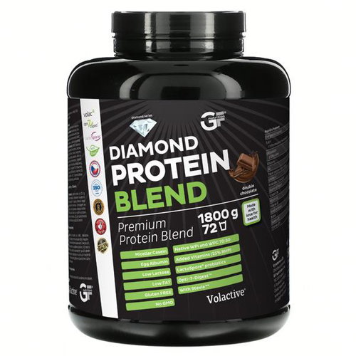 GF nutrition diamond BLEND 1800 g - double chocolate - Protein - Main image