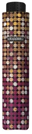 DOPPLER Fiber Havanna Calm Twinkle berry/ multicolour folding umbrella - Umbrella - Main image