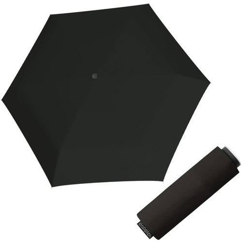 DOPPLER Fiber Mini Compact uni Black women's folding - Umbrella - Main image