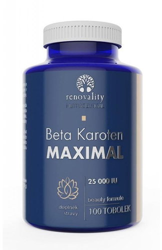 Renovality Beta Carotene 25000 UI Maximal 100 capsules - Beta-Carotene - Main image