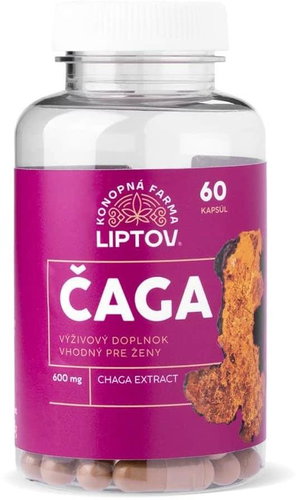 Hemp farm Liptov - Siberian Chaga 60 capsules - Dietary Supplement - Main image