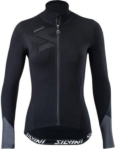 SILVINI Calvana WD1618 black-charcoal XS - Cycling Jersey - Main image