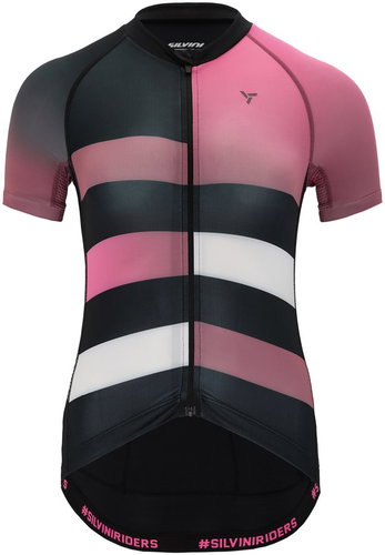 SILVINI Mazzana WD2045 black-fuchsia L - Cycling Jersey - Main image