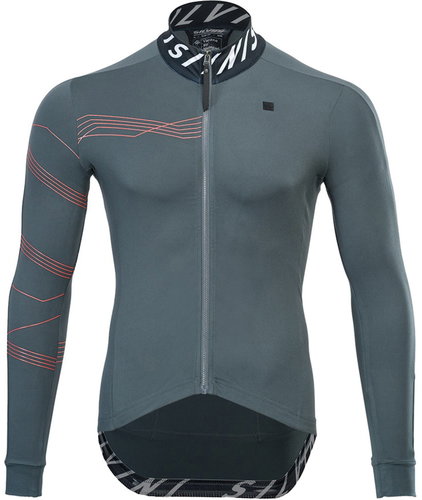 SILVINI Varano MD1603 charcoal-red S - Cycling Jersey - Main image