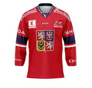 CCM Reprezentační dres s reklamou červený, Senior, XL - Dres