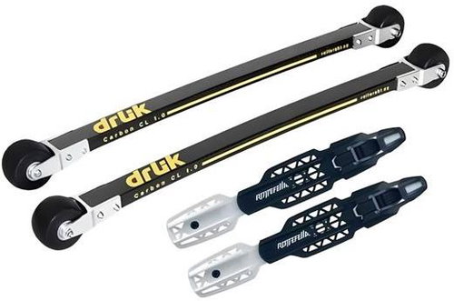Drlik rollerski Classic Carbon + Rottefella Rollerski 38 - 40 EU - Kolečkové běžky - Hlavní obrázek