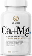Dr. Swiss Hořčík + Vápník 100 kapslí - Magnesium