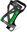 Black/green matt