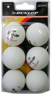 Dunlop Club Champ 40+ * (6 pcs), white - Table Tennis Balls