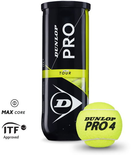 Dunlop PRO Tour, 3 pcs - Tennis Ball - Main image