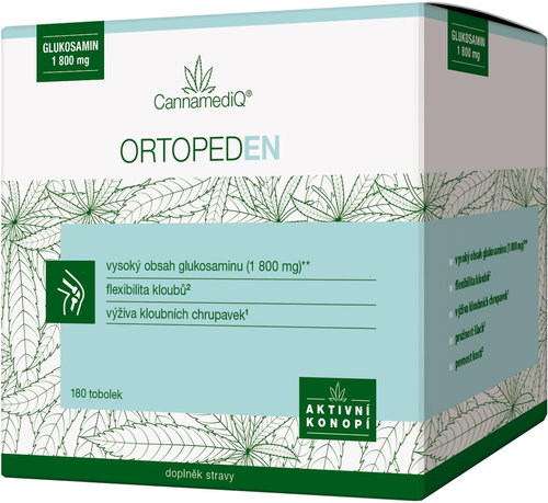 CannamediQ Ortopeden 180 capsules - Dietary Supplement - Main image