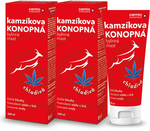 Cemio Kamzíkova konopná mast chladivá 2 × 200 ml - Ointment - Main image