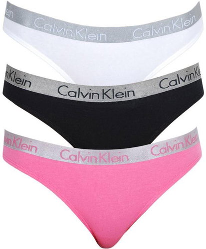 Calvin Klein 3Pack QD3560E-M8C, sizing. XL - Thong - Main image