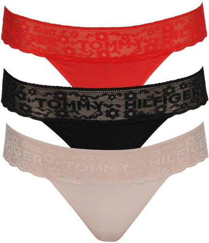 Tommy Hilfiger 3Pack UW0UW02036 0WF, vel. XL - Tanga - Hlavní obrázek
