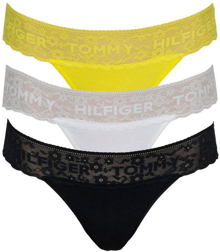 Tommy Hilfiger 3Pack UW0UW02036 0TK, sizing. XS - Thong - Main image