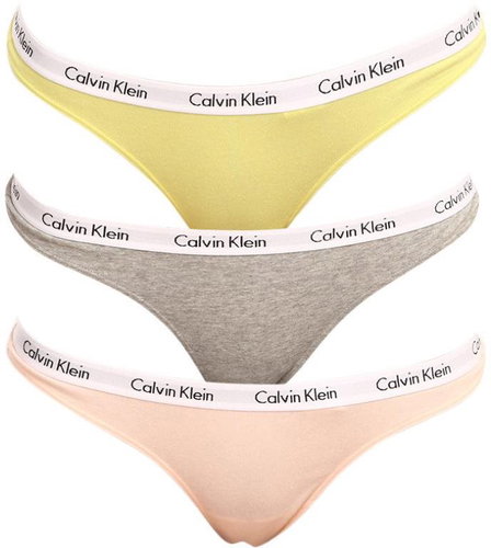 Calvin Klein 3Pack QD3800E-13X, sizing. XL - Thong - Main image