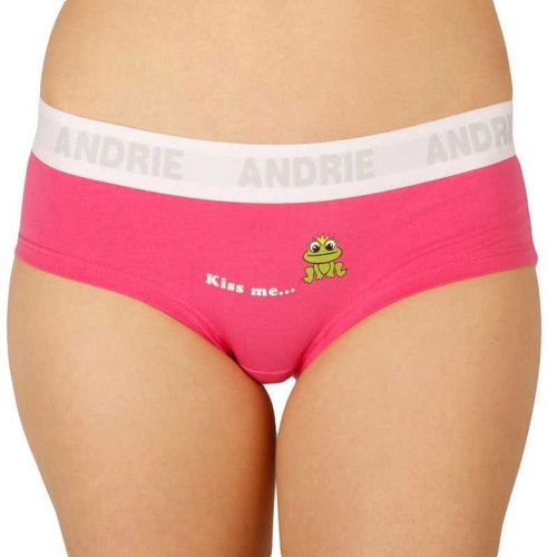 Andrie PS 2427 B - pink, frog, size 2.5 mm L - Pants - Main image