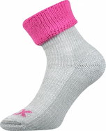VoXX Quanta - dark pink hem - Socks