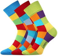 Lonka Decube - coloured cubes, size 47 - 50 - Socks