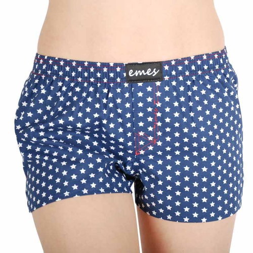 Emes 005 - dark blue, stars, sizing. XL - Boxer Shorts - Main image