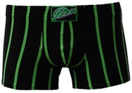 Styx Q668 - black and green stripe, sizing. S - Boxer Briefs