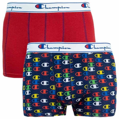 Champion 2Pack Y081W-9MZ - coloured logo, sizing. XXL - Boxer Briefs - Main image