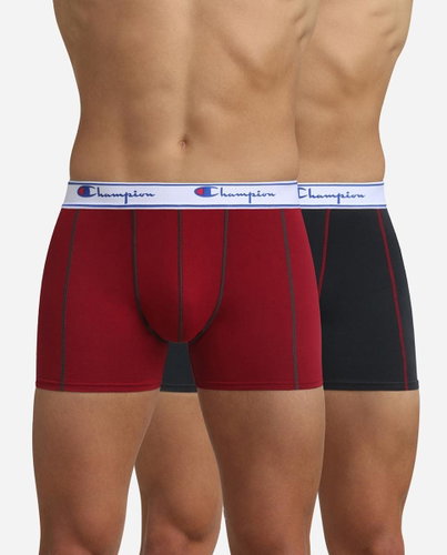 Champion 2Pack Y081T-9MU-black/red - Boxer Briefs - Main image