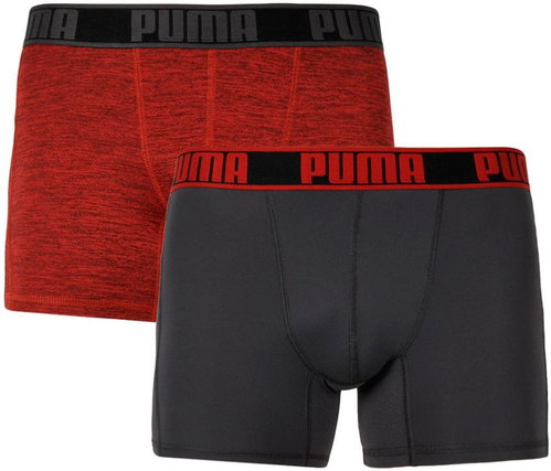Puma 2Pack 671018001 029 - grey/red, sizing. XXL - Boxer Briefs - Main image