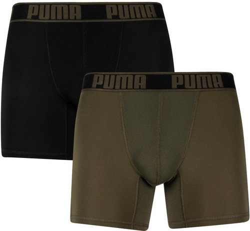 Puma 2Pack 671017001 016 černo/zelené, vel. XXL - Boxerky - Hlavní obrázek
