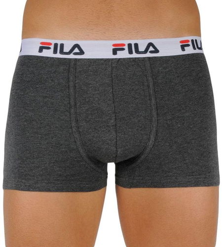 Boxer shorts FILA Man Boxers 2-Pack Black/ Anthracite