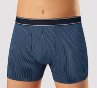 Andrie PS 5542 B - dark blue, blue stripe, sizing. XXL - Boxer Briefs