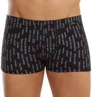 Andrie PS 5478 A - black, blue lettering, size 2.5 mm M - Boxer Briefs