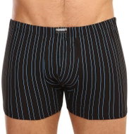 Andrie PS 5332 A - black with blue stripes, size 3XL - Boxer Briefs